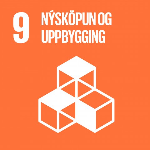 Heimsmarkmið 9 - Nýsköpun og uppbygging